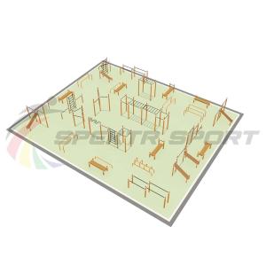 Купить Парковая площадка для Воркаут и WRK 6_76mm в Мурманске 
